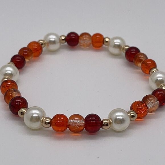 NWT Wool + Pepper Co. Fall 2021 Glass Bracelet - Picture 4 of 6